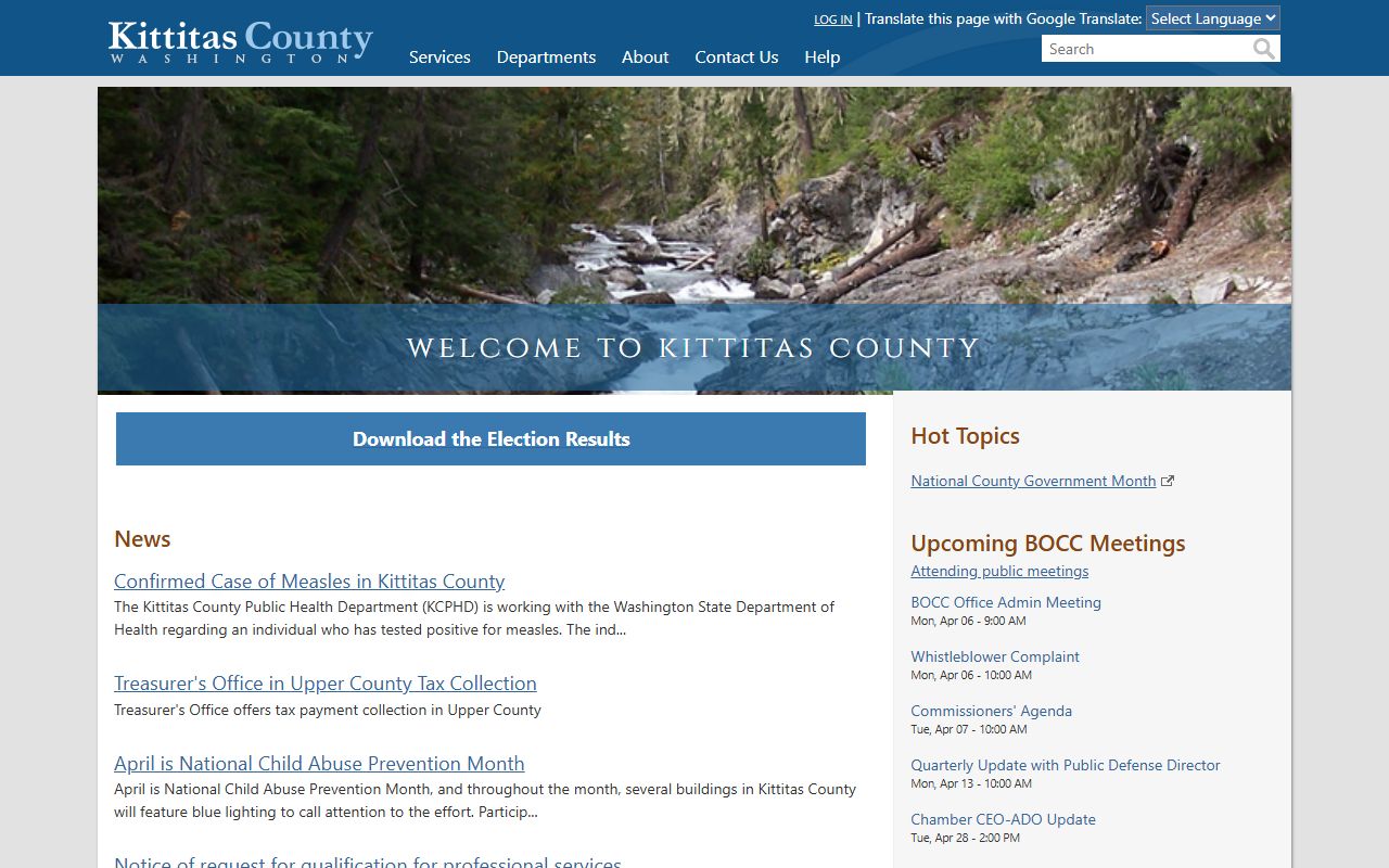 Kittitas County Traffic Court Records superior court page