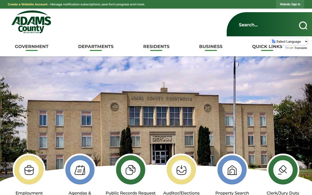 Adams County Traffic Court Records county homepage