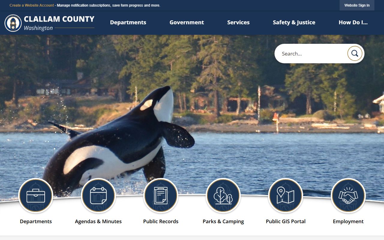 Clallam County Traffic Court Records county homepage