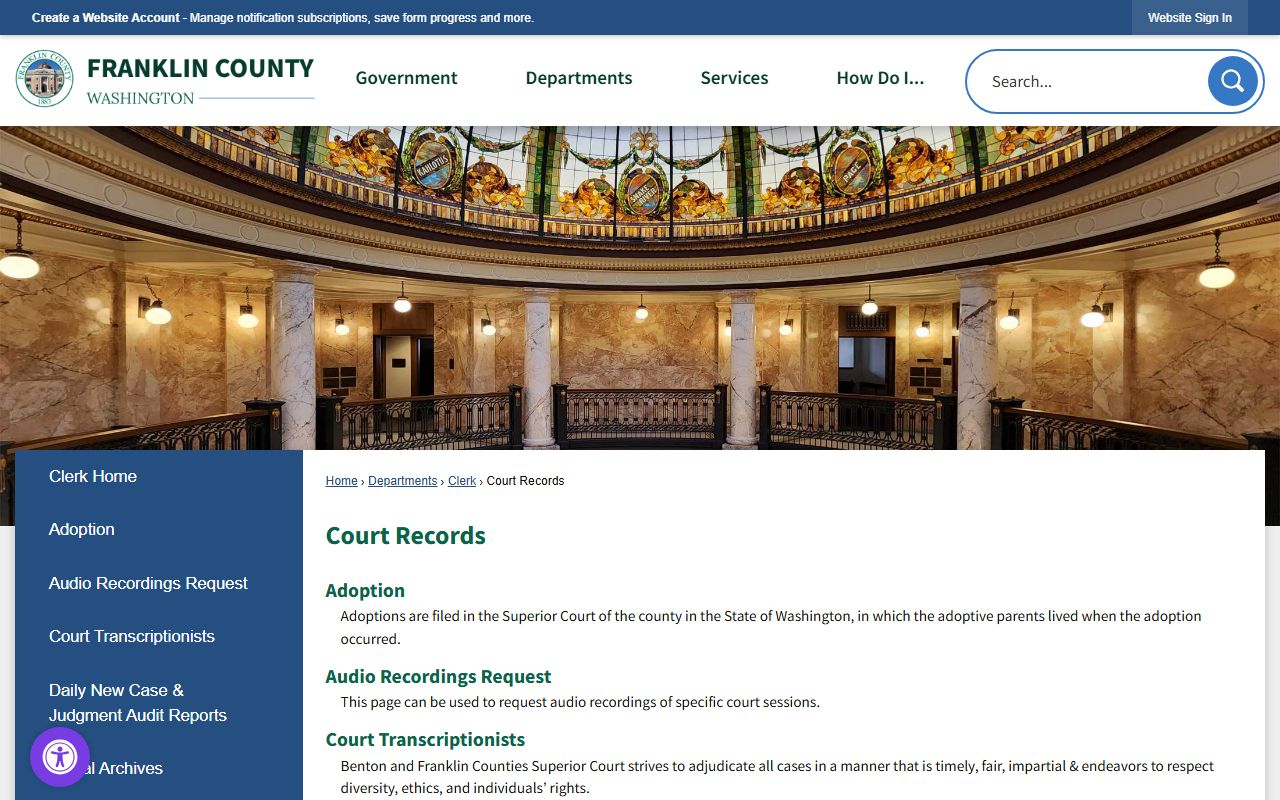 Pasco Traffic Court Records county records path